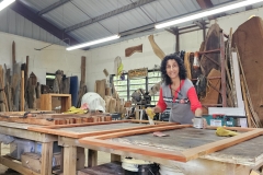 Peparing for exhibition